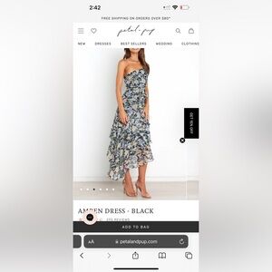 Petal and Pup Black Armen Dress size 4